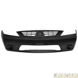 Para-choque dianteiro - alternativo - <b>Renault Logan Expression 1.6 8V Hi-Torque Flex de 2007 at 2010</b> - Logan 2007 at 2010 - sem furo para milha - para pintar - cada (unidade)