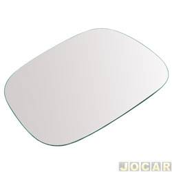 Lente do retrovisor sem base - Flabeg (Refil) - <b>Renault Kangoo Expression 1.6 16V de 2004 at 2007</b> - Kangoo 2003 at 2011 - lado do motorista - cada (unidade) - 1883