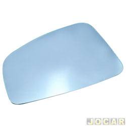 Lente do retrovisor sem base - Flabeg (Refil) - Fluence 2010 at 2018 - azul - lado do passageiro - cada (unidade) - 1830