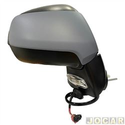 Retrovisor externo - importado - <b>Peugeot 3008 Griffe 1.6 Turbo 16V gasolina 4P de 2010 at 2012</b> - 3008 2009 at 2016 - eltrico - retrtil - com sensor - para pintar - lado do passageiro - cada (unidade) - VM3008NEBSR