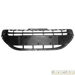 Grade inferior central do para-choque - importado - <b>Peugeot 208 Hatch Active Pack 1.6 16V cmbio automtico FlexStart 4P de 2014 at 2015</b> - 208 2012 at 2015 - preto - cada (unidade) - 25665