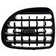 Entrada de ar do painel - alternativo - Peugeot 206 Hatch Feline 1.6 16V Flex 4P de 2005 at 2008 - 206 2003 at 2011 - 206 SW/Escapade 2007 at 2009 - preta - lado do passageiro - cada (unidade)