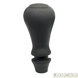 Manopla do cmbio - alternativo - <b>Peugeot 207 Hatch XR 1.4 8V Flex 2P de 2008 at 2014</b> - 206/207 - cinza - cada (unidade)