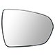 Lente do retrovisor com base - importado - 3008 2018 at 2020 - com aquecimento - prata - lado do passageiro - cada (unidade) - 29886