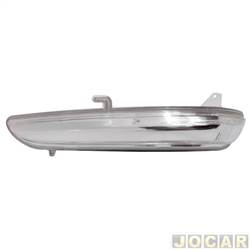 Lanterna do pisca do retrovisor externo - alternativo - SMR - <b>Peugeot 208 Hatch Active 1.2 12V Flex 4P de 2016 at 2020</b> - 208 2012 at 2016 - 2008 2016 em diante - C4 Cactus 2017 em diante - lado do motorista - cada (unidade) - MA7007