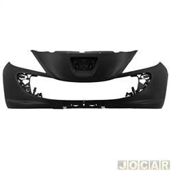 Para-choque dianteiro - Tong Yang - <b>Peugeot 207 Hatch XR 1.4 8V Flex 2P de 2008 at 2014</b> - 207 2008 at 2015 - Hoggar 2010 at 2014 - sem furo para milha - liso - para pintar - cada (unidade) - 18239