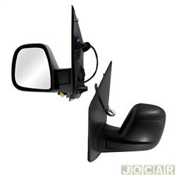 Retrovisor externo - importado - Jumpy/Expert 2018 em diante - Scudo 2022 em diante - eltrico - preto - lado do motorista - cada (unidade) - 32731