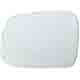Lente do retrovisor sem base - Flabeg (Refil) - Peugeot 307 Hatch Presence 1.6 16V Flex de 2006 at 2012 - 307 hatch/sedan/SW 2002 at 2012 - sem base - lado do passageiro - cada (unidade) - 1680