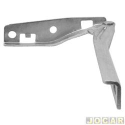 Brao do cap - alternativo - <b>Peugeot 207 Hatch XR 1.4 8V Flex 4P de 2008 at 2014</b> - 206 1998 at 2010 - 207 2008 at 2015 - Hoggar 2010 em diante - lado do passageiro - cada (unidade)