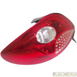 Lanterna traseira principal - alternativo - Fitam - 207 sedan 2008 at 2010 - grade da r vermelha - lado do motorista - cada (unidade) - 34086-E