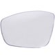Lente do retrovisor sem base - Flabeg (Refil) - Peugeot 208 Hatch Allure 1.2 12V Flex 4P de 2016 at 2020 - 208/2008 2013 at 2020 - lente convexa - prata - lado do motorista - cada (unidade) - 2101