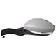 Retrovisor externo - SPJ - Peugeot 208 Hatch Active 1.2 12V Flex 4P de 2016 at 2020 - 208 2013 at 2020 - eltrico com pisca - para pintar - lado do motorista - cada (unidade) - EB-951