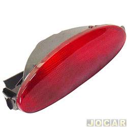 Lanterna do para-choque - TYC - <b>Peugeot 206 Hatch Selection 1.0 16V 2P de 2001 at 2004</b> - 206 1998 at 2002 - vermelha - traseira - cada (unidade) - 52849