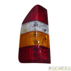 Lanterna traseira principal - alternativo - RN Lanternas - Sprinter 1997 at 2002 - lente lisa - tricolor - lado do motorista - cada (unidade) - 4037ACR