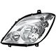 Farol principal - Hella - Sprinter 2012 at 2015 - eltrico - H7/H3 - lado do motorista - cada (unidade) - 1EB247012011