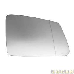 Lente do retrovisor com base - importado - Classe C180/C200 2008 at 2014 - com ponto cego - lado do passageiro - cada (unidade) - 31552
