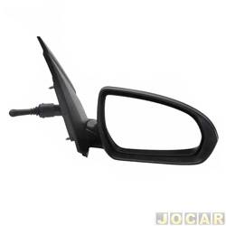 Retrovisor externo - importado - Hyundai HB20 Hatch Sense 1.0 12V cmbio manual Flex 4P de 2022 em diante - HB20 2020 em diante - com controle manual - lado do passageiro - cada (unidade) - 31452