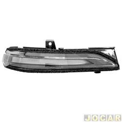 Lanterna do pisca do retrovisor externo - importado - <b>Hyundai HB20 Hatch Launch Edition 1.6 16V cmbio automtico Flex 4P de 2019 at 2019</b> - HB20 2020 em diante - lado do passageiro - cada (unidade) - 31454