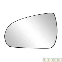 Lente do retrovisor com base - importado - HB20 2020 em diante - lado do motorista - cada (unidade) - 31461