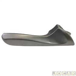 Gatilho da maaneta interna da porta - Atemis - <b>Hyundai HB20 Hatch R Spec 1.6 16V cmbio automtico Flex 4P de 2016 at 2019</b> - HB20 2012 at 2019 - dianteiro e traseiro - grafite - lado do passageiro - cada (unidade) - 13002