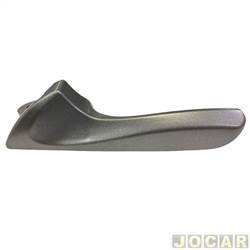 Gatilho da maaneta interna da porta - Atemis - <b>Hyundai HB20X Hatch Style 1.6 16V cmbio automtico Flex 4P de 2012 at 2019</b> - HB20 2012 at 2019 - dianteiro e traseiro - grafite - lado do motorista - cada (unidade) - 13003