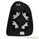 Lente do retrovisor com base - importado - Santa F 2019 at 2022 - lado do motorista - cada (unidade) - 33403