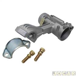 Trava de direo - Ori - <b>Hyundai Tucson GL 4X2 AT 2.0 16V Flex 4P de 2012 at 2016</b> - Tucson 2004 at 2016 - sem cilindro e comutador - cada (unidade) - 86163