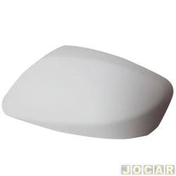 Capa do retrovisor - importado - Hyundai HB20 Hatch R Spec 1.6 16V cmbio automtico Flex 4P de 2016 at 2019 - HB20 2012 at 2019 - sem furo - para pintar - lado do motorista - cada (unidade) - ORC0031PR