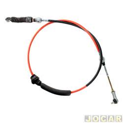 Cabo de comando do cmbio - <b>Kia Bongo Cabine Simples K-2500 DLX 2.5 4X2 Turbo diesel de 2010 at 2012</b> - Bongo 2007 at 2012 - vermelho - cada (unidade)