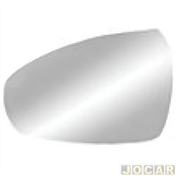 Lente do retrovisor com base - importado - Cerato 2020 at 2022 - lado do motorista - cada (unidade) - 33425