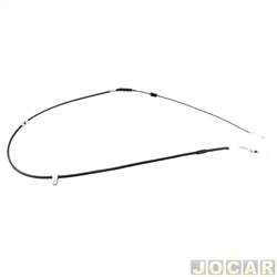 Cabo do freio de mo - Frontier - <b>Kia Bongo Cabine Simples STD 2.5 TD TB-IC 4x2 cmbio manual de 2017 at 2023</b> - Bongo 2.5 2012 em diante - dianteiro - cada (unidade) - 72406