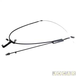 Cabo do freio de mo - Frontier - <b>Kia Bongo Cabine Simples STD 2.5 TD TB-IC 4x2 cmbio manual de 2017 at 2023</b> - Bongo 2013 em diante - traseiro - cada (unidade) - 72407