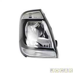 Farol principal - importado - <b>Kia Bongo Cabine Simples STD 2.5 TD TB-IC 4x4 cmbio manual de 2023 em diante</b> - Bongo 2023 em diante - lado do passageiro - cada (unidade) - 34406