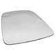 Lente do retrovisor sem base - Flabeg (Refil) - Kia Bongo Cabine Simples STD 2.5 TD TB-IC 4x2 cmbio manual de 2017 at 2023 - Bongo/K-2500 1997 em diante - superior - lado do passageiro - cada (unidade) - 1886