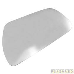 Lente do retrovisor sem base - Flabeg (Refil) - <b>Kia Soul EX 1.6 16V cmbio automtico flex 4P de 2010 at 2012</b> - Soul 2008 em diante - lado do motorista - cada (unidade) - 1875