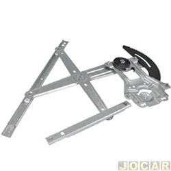 Mquina de vidro - <b>Kia Bongo Cabine Simples STD 2.5 TD TB-IC 4x2 cmbio manual de 2017 at 2023</b> - Bongo 2006 em diante - eltrica para motor Mabuchi - lado do motorista - cada (unidade)