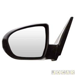 Retrovisor externo - importado - Optima 2013 at 2016 - eltrico - com pisca - Foldway - para pintar - lado do motorista - cada (unidade) - YT9315BEHBL-LD