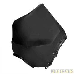 Ponteira do para-choque traseiro - Tong Yang - <b>Honda HR-V LX 1.8 16V 4x2 CVT FlexOne 4P de 2015 at 2019</b> - HR-V 2015 at 2021 - sem furo para moldura - preta - lado do passageiro - cada (unidade) - 24900