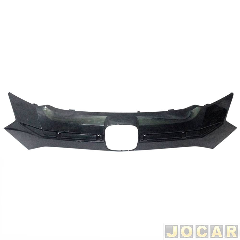 Moldura da grade dianteira - Tong Yang - HR-V 2015 até 2019 - preto - cada (unidade) - 25065