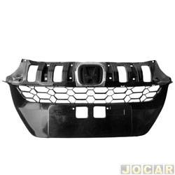 Grade dianteira - importado - <b>Honda HR-V LX 1.8 16V 4x2 CVT FlexOne 4P de 2015 at 2019</b> - HR-V 2015 at 2019 - preto e cromado - cada (unidade) - 25584