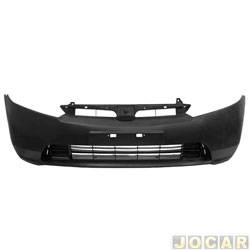 Para-choque dianteiro - importado - <b>Honda Civic Sedan LXS C-MT 1.8 16V 4P de 2006 at 2007</b> - Civic 2007 at 2008 - sem furo para milha - com ressalto da placa - liso - para pintar - cada (unidade) - 27843