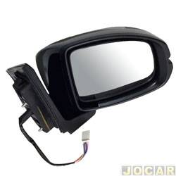 Retrovisor externo - importado - Fit 2015 em diante - eltrico sem pisca e aquecedor - preto - lado do passageiro - cada (unidade) - 28718