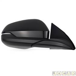 Retrovisor externo - Mirror - Honda HR-V Touring 1.8 16V 4x2 CVT FlexOne 4P de 2017 at 2018 - HR-V 2015 at 2021 - eltrico/pisca/retrtil/com aquecimento - 8 fios - branco - lado do passageiro - cada (unidade) - 34274