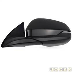 Retrovisor externo - Mirror - Honda HR-V LX 1.8 16V 4x2 CVT FlexOne 4P de 2015 at 2019 - HR-V 2015 at 2021 - eltrico/pisca/retrtil/com aquecimento - 8 fios - branco - lado do motorista - cada (unidade) - 34275