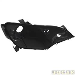 Carcaa do farol - importado - <b>Honda Fit LX-MT 1.5 16V FlexOne de 2014 at 2021</b> - Fit 2014 at 2021 - com regulador - lado do passageiro - cada (unidade) - 33162