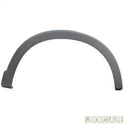 Moldura do para-lama - importado - <b>Honda HR-V LX 1.8 16V 4x2 CVT FlexOne 4P de 2015 at 2019</b> - HR-V 2015 em diante - preta - traseira - lado do motorista - cada (unidade) - 33995