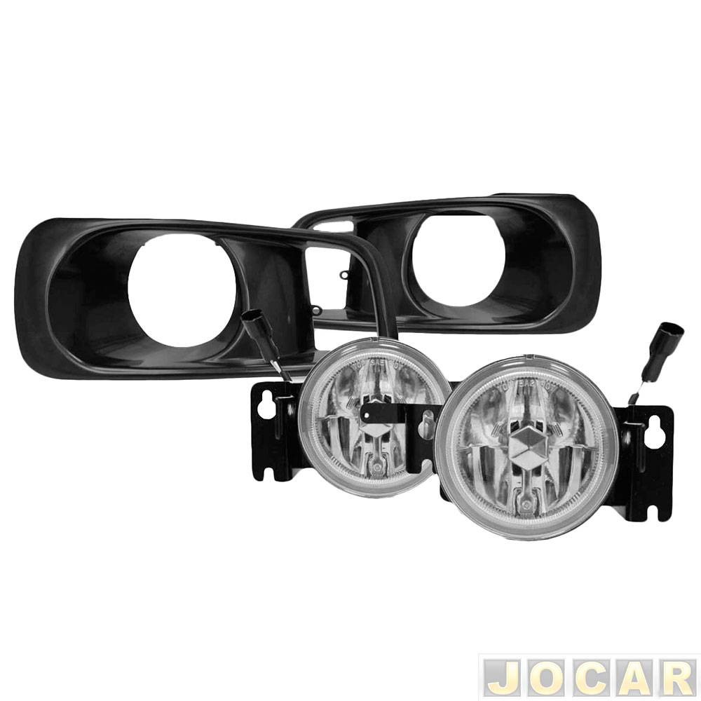 Kit de farol de milha - importado - Civic 1999 até 2000 - jogo - 58488