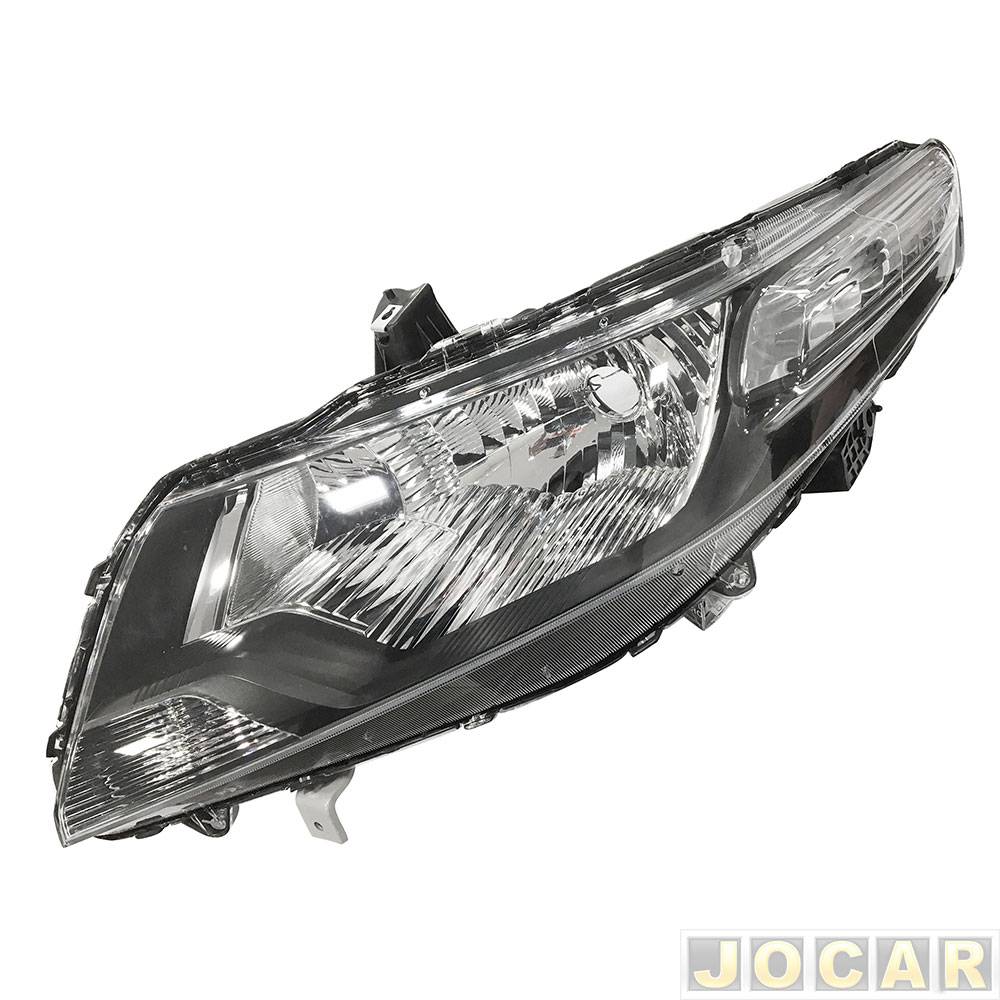 Farol principal - importado - City 2009 até 2014 - lado do motorista - cada (unidade) - 31655