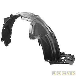 Para-barro do para-lama dianteiro - alternativo - <b>Honda Civic Sedan LXL C-MT 1.8 16V Flex 4P de 2009 at 2011</b> - Civic 2007 at 2011 - lado do motorista - cada (unidade)