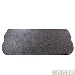 Tampo do porta-malas - alternativo - MLC - <b>Honda Fit LXL-MT 1.4 8V Flex de 2006 at 2008</b> - Fit 2003 at 2008 - compensado de madeira 10mm com carpete - sem relevo - grafite - cada (unidade) - 500601